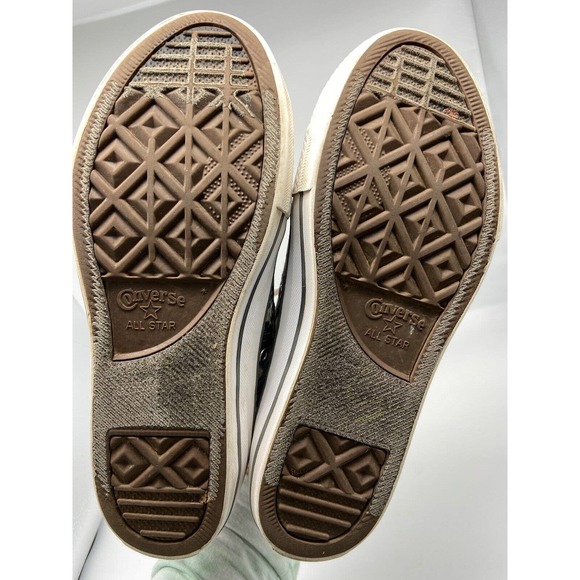 Chuck Taylor‎ Converse Sneakers Junior Sz 5 High Top Dinosaur Print Gray /Red - Picture 6 of 12